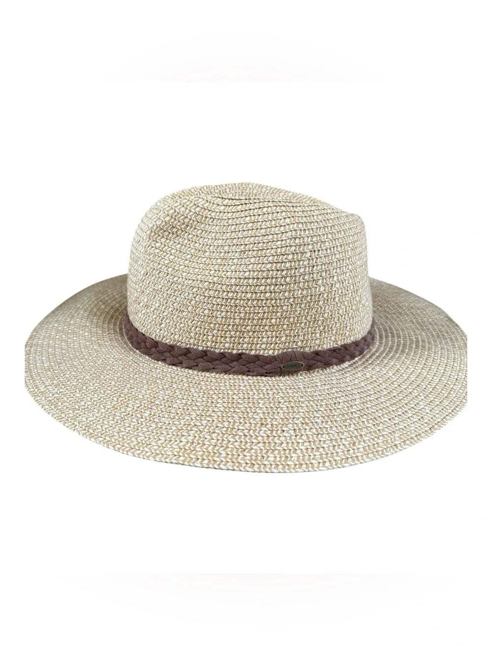O'Neill Natural Straw Sun Hat with Leather Band